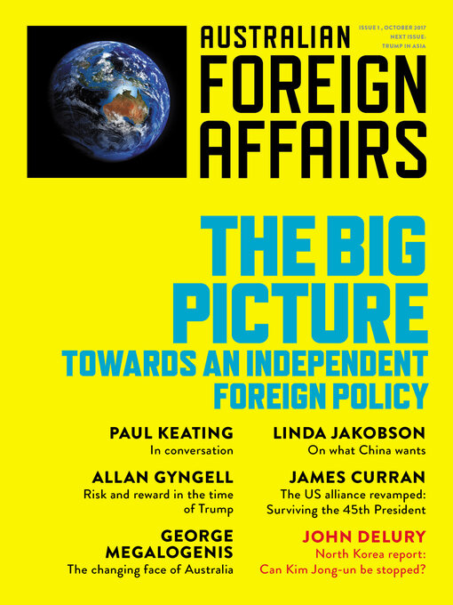 Title details for The Big Picture: Towards an Independent Foreign Policy by Jonathan Pearlman - Wait list